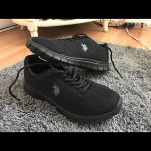 BLACK NEW SIZE 8 COMFORT SOLE US POLO ASSN SNEAKER